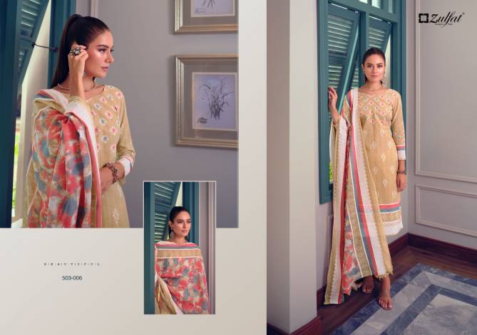Nasreen BY Zulfat Cotton Dress Material Catalog